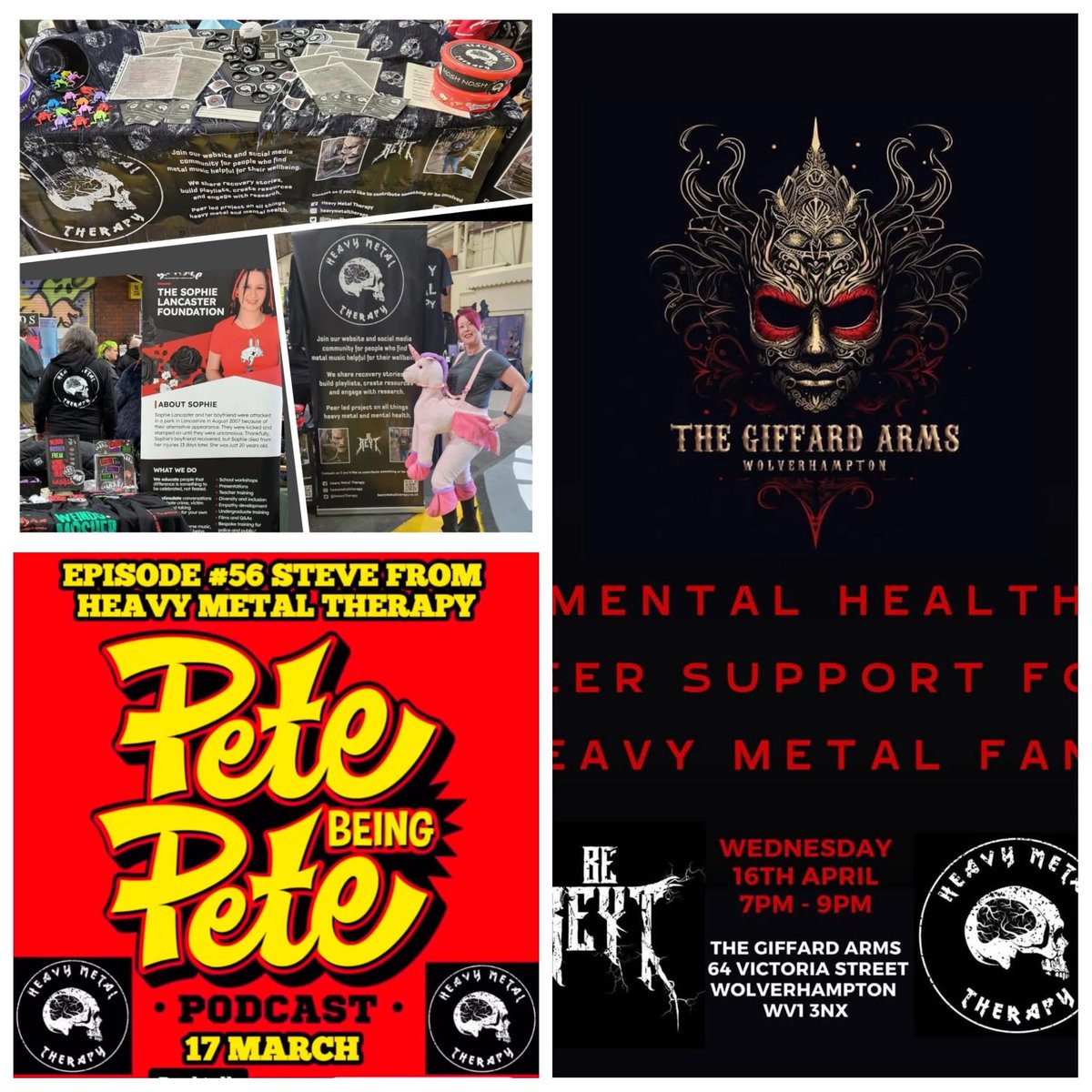 In 218 we started as a Facebook page and now look at us! 
Teams of people around the country, how did this happen giving us time to support others. 
We were only going to share some memes 🤣
Thanks all 🖤🖤
#Tuesday #MentalHealth #metal #peersupport