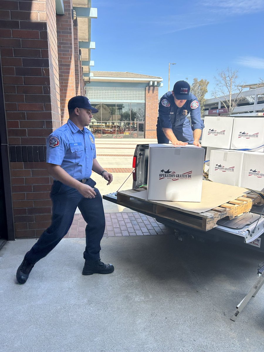 Thank you, Operation Gratitude, for the care packages. We feel the love and support.