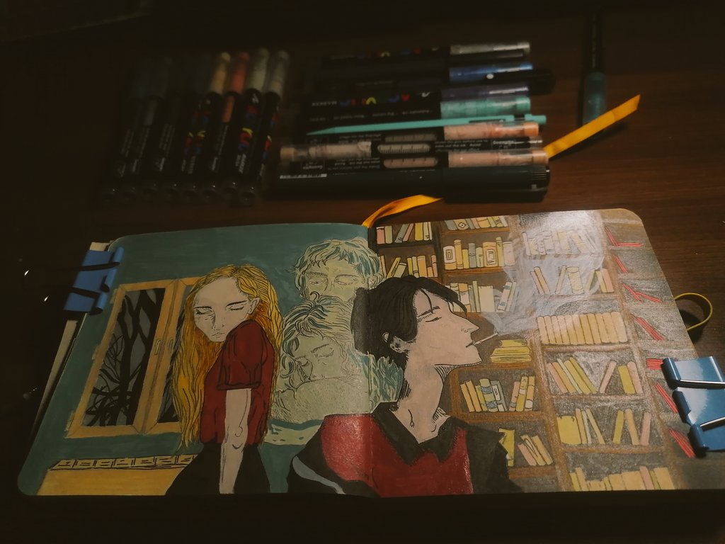 sofadupre's tweet image. Когда-нибудь перестану все херить цветом (нет)