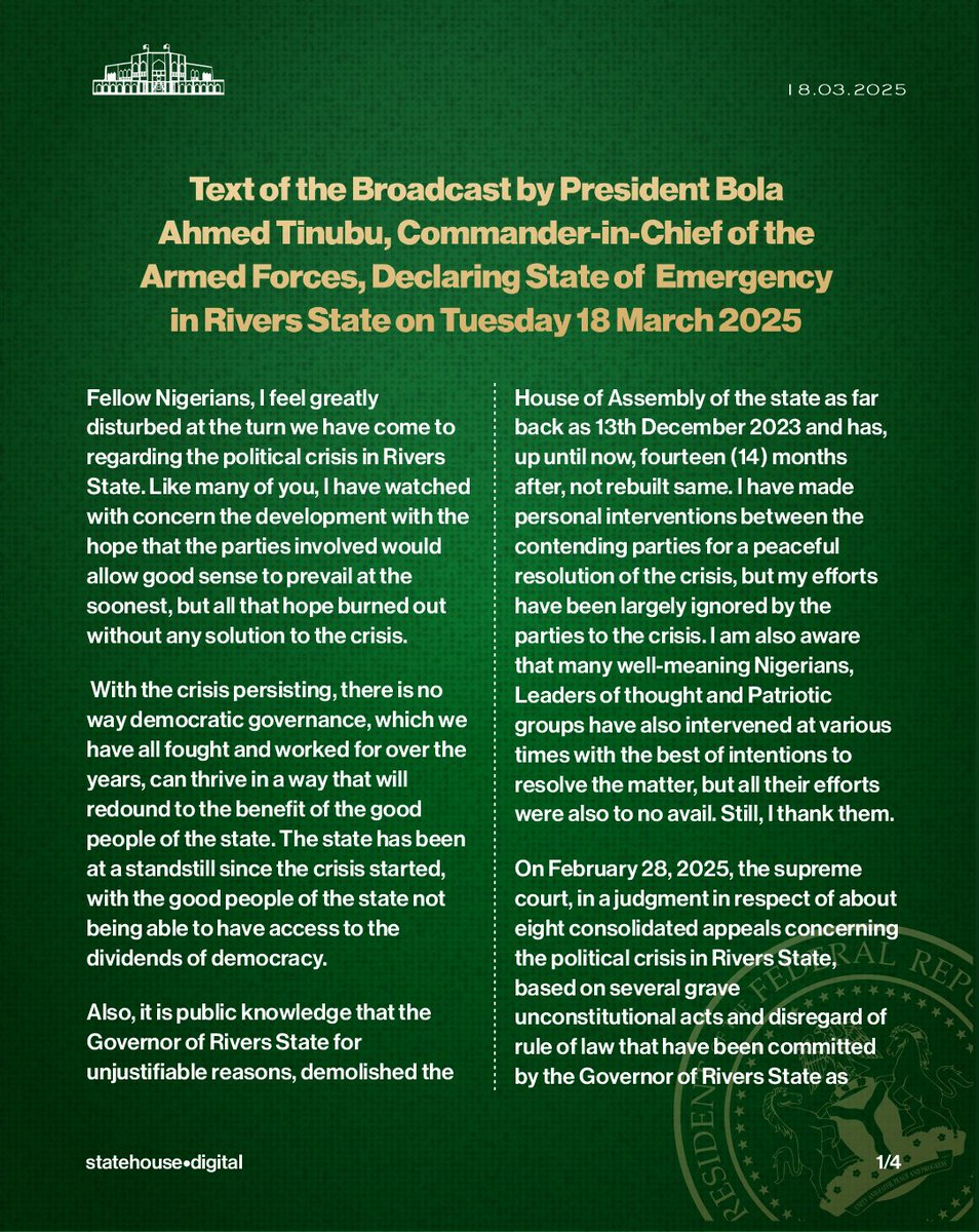 Presidency Nigeria tweet media