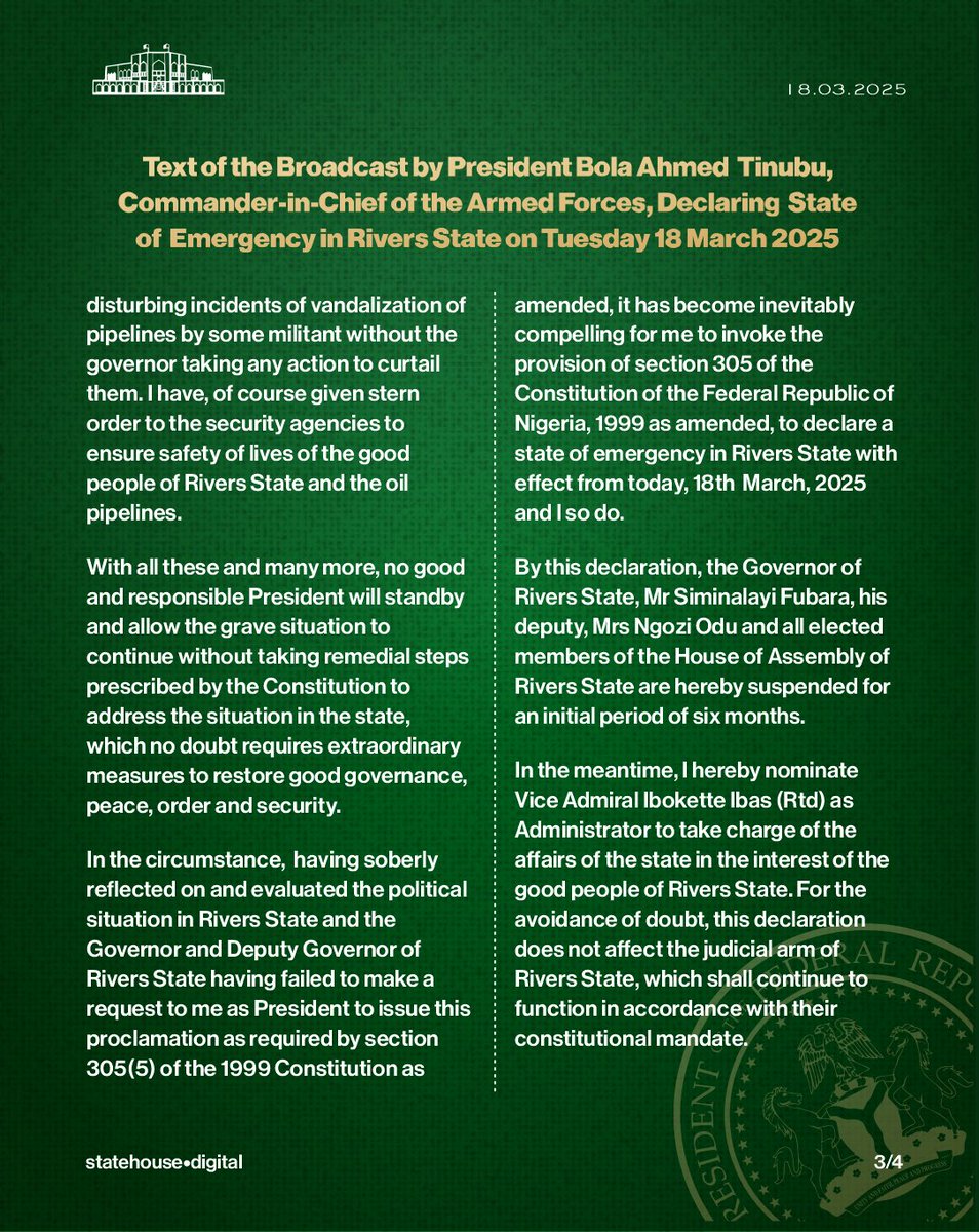 Presidency Nigeria tweet media