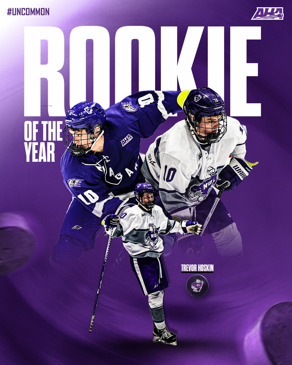 .<a href="/Atlantic_Hockey/">Atlantic Hockey America</a> Rookie of the Year ➡️ Trevor Hoskin

#Uncommon