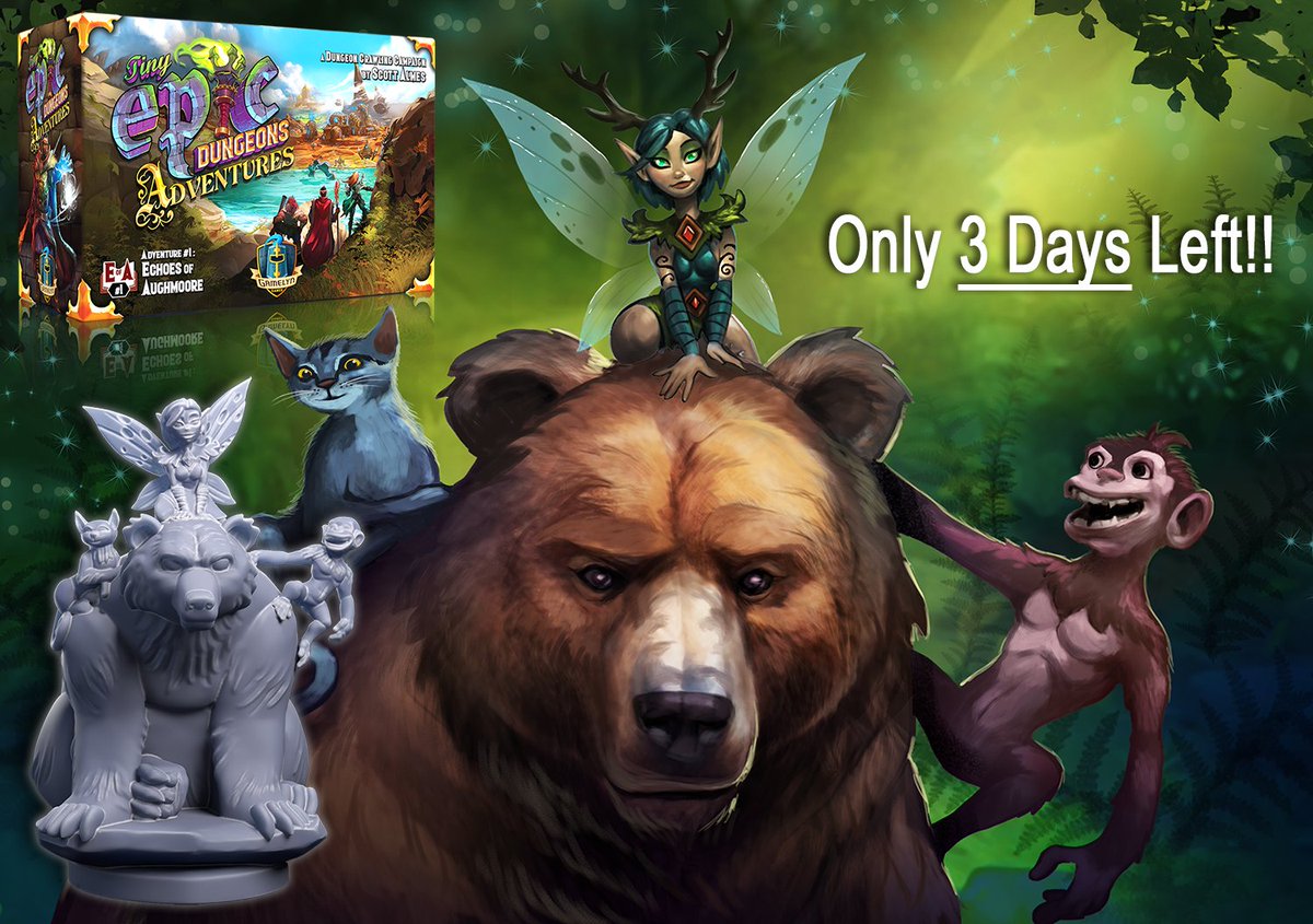 3 Days Left – The Final Countdown for Tiny Epic Dungeons Adventures! - mailchi.mp/5b7167d3947e/3…