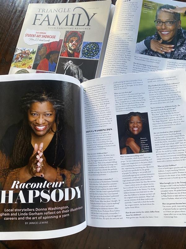 📢 Have you grabbed your latest Triangle Family magazine issue yet? Inside, you’ll find a fantastic feature on Artists in Schools storytellers Donna Washington and Linda Gorham! 🎭📖✨