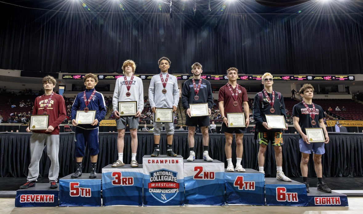 -Unretired again for 2 months✅
-performed moderately above average against ncaa and juco kids✅
-cut back down to 125✅
-Made it back to Ncwa nationals✅
-Strung together some good performances day 1&amp;2✅
-Not built to wrestle a 3rd day in a row✅
2x bare minimum All-American😈🐐