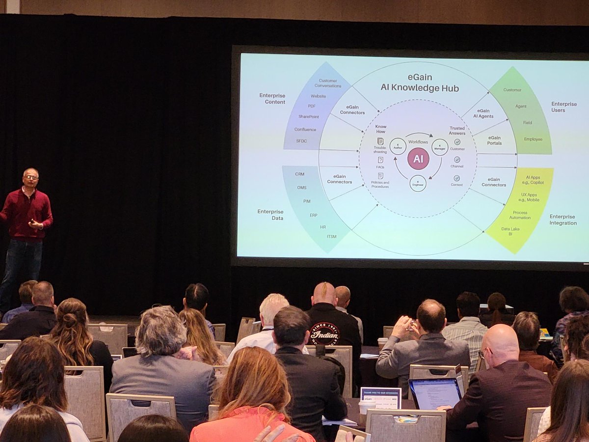 ✨We're excited to be at the KMWorld + AI Summit in Scottsdale, Arizona!

Our CEO, Ashu Roy, is sharing insights in a keynote on AI Knowledge for Customer Service Success.

#GenAI #CustomerService #KnowledgeManagement