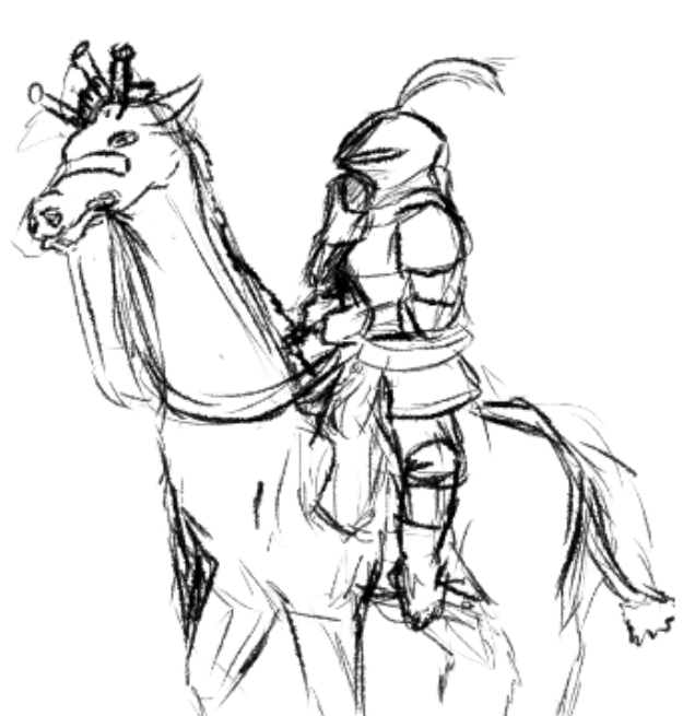 Kuroi___3's tweet photo. Hoy en 'Estupideces salidas de mi mente': Jirafa de asedio.
#sketch #fantasy #kight #boceto #rkgk https://t.co/eiWJPWQBy0