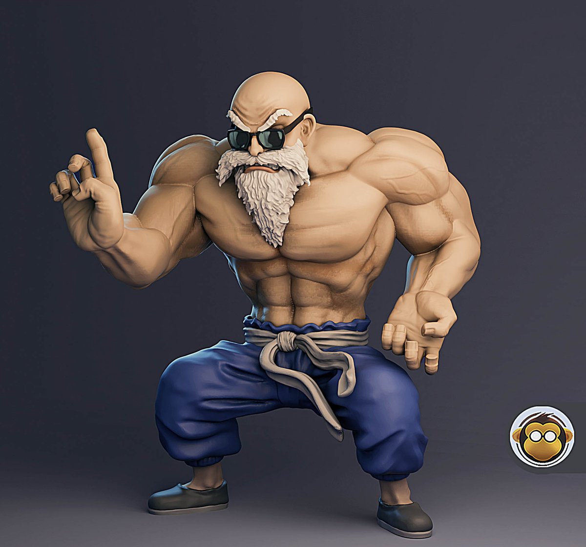 Ooki_88's tweet photo. Maestro Roshi hecho enteramente en blender, ya disponible en Cults3d https://t.co/VFy3MbzZB1
#blender #roshimaster #dragonball #cults3d https://t.co/WmGyQngwVJ
