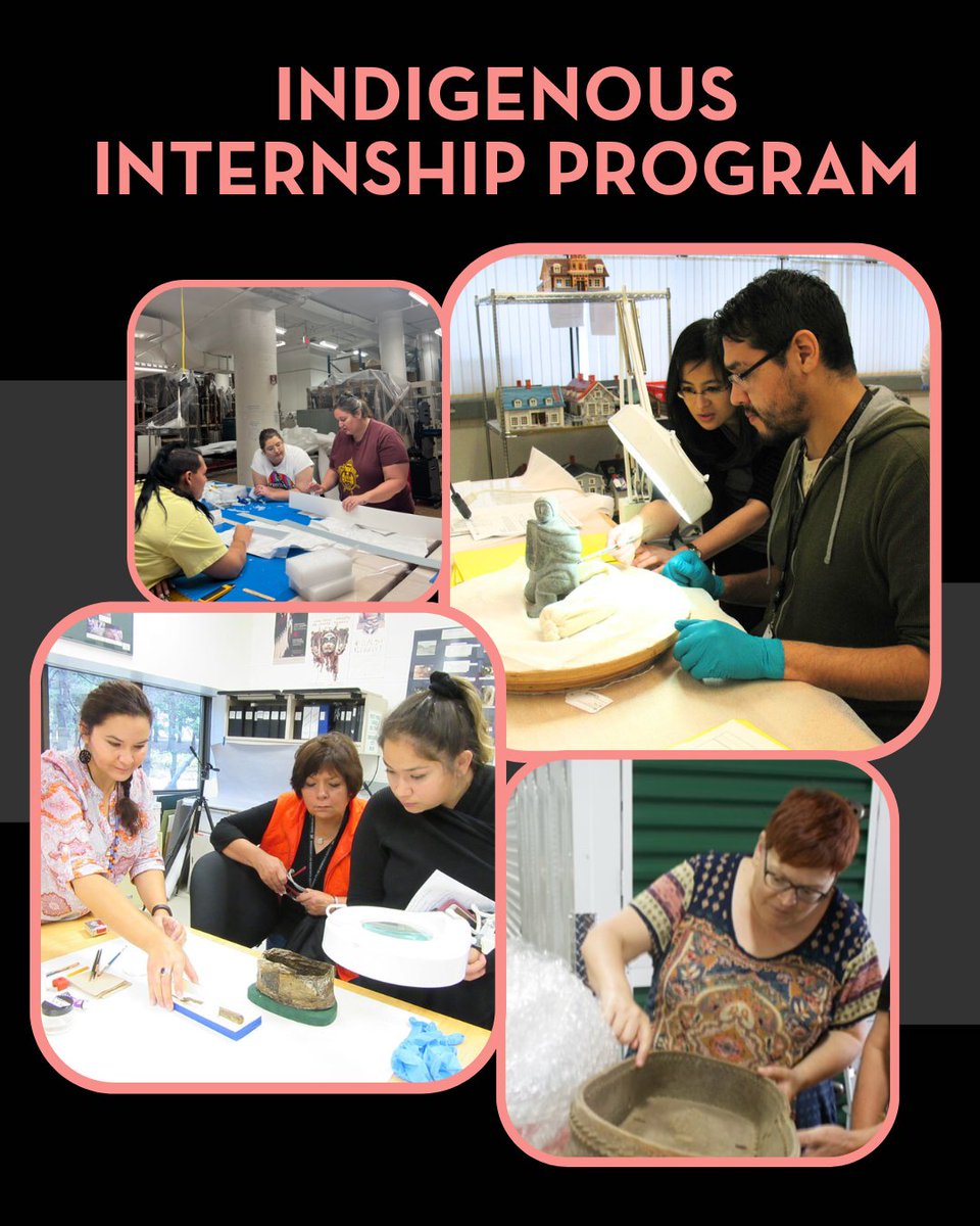 Are you Indigenous and interested in a career in history or museology?

Apply for the Indigenous Internship Program at the Museum! Applications are now open for 4 or 8-month internships with in-person and hybrid options.

Apply by May 16, 2025. Visit bit.ly/43GEAzn