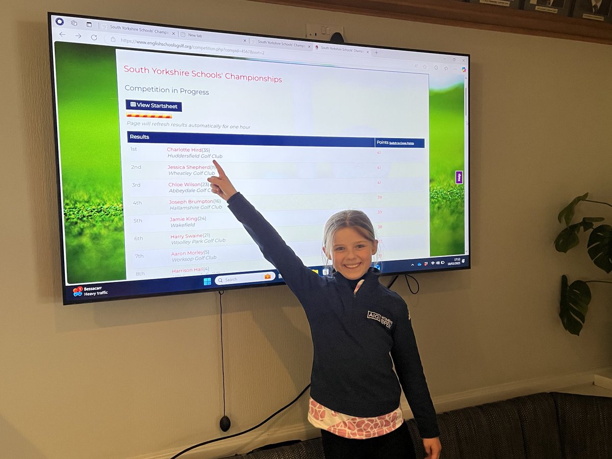 Yorkshire Golf (@yugcuk) on Twitter photo Congratulations to โฆ<a href="/HuddersfieldGC/">Huddersfield GC</a>โฉ Charlotte Hird. Winner of the overall net award at todays South Yorkshire Schools Championships played at ๐ โฆ<a href="/WheatleyGC/">Wheatley Golf Club</a>โฉ with special thanks to โฆ<a href="/ClubWheatley/">Wheatley Greenkeepers</a>โฉ and the membership for hosting the event ๐ Congratulations to โฆ<a href="/HuddersfieldGC/">Huddersfield GC</a>โฉ Charlotte Hird. Winner of the overall net award at todays South Yorkshire Schools Championships played at ๐ โฆ<a href="/WheatleyGC/">Wheatley Golf Club</a>โฉ with special thanks to โฆ<a href="/ClubWheatley/">Wheatley Greenkeepers</a>โฉ and the membership for hosting the event ๐