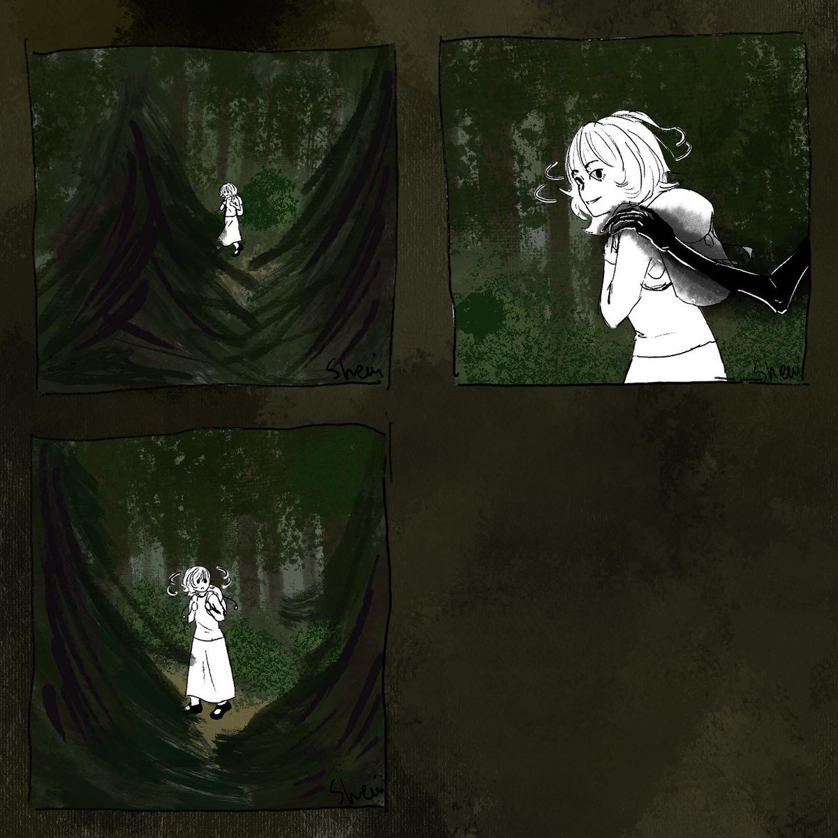 shade_nim's tweet photo. @lottlezie Hiii, I'm Sheni-  a traditional and digital artist from Poland, my works are  mostly inspired by fairytales, myths and legends, with a bit of folklore horror :)
My portfolio (main platform) is insta: @/sheni.n https://t.co/OD0JhUvi0N