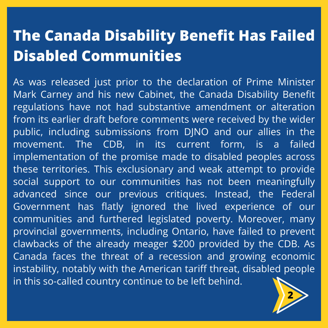 Disability Justice Network of Ontario tweet media