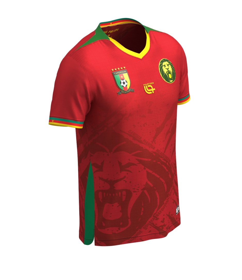 AllezLesLions's tweet photo. 🔴 Les différents tarifs de maillots du Cameroun sur le site Fourteen 👕🇨🇲: 

▪️Maillot Players Authentic - 98€ (64 200 FCFA)
▪️Maillot Players stadium - 68€ (44 600 FCFA)
▪️Maillot Kids Players stadium - 63€ (41 300 FCFA)
▪️Maillot Fans - 38€ (24 900 FCFA)
▪️Maillot Kids Fans - 33€ (21 600 FCFA)