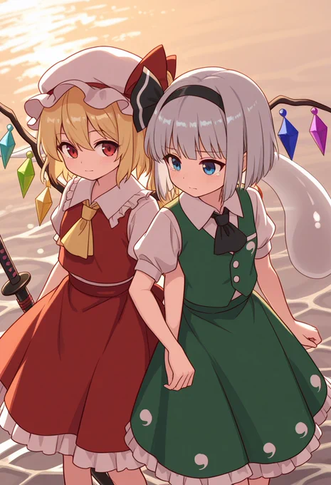 フランと妖夢 