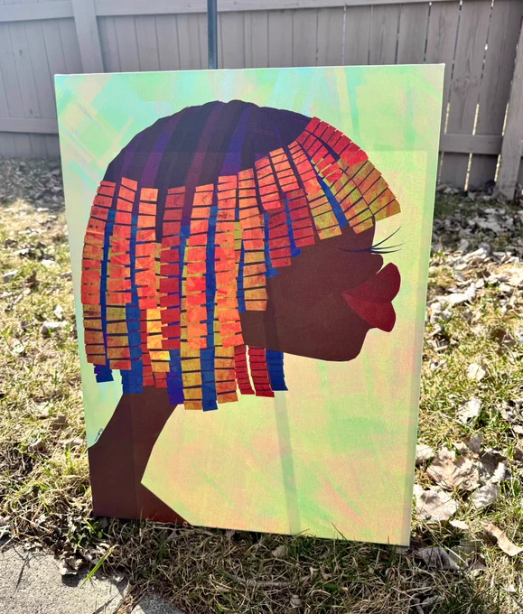 They came! Canvas samples of my art. They look so good! I'm excited to add this option to my site now! 