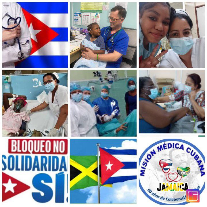 Desde la Brigada Médica Cubana en Jamaica, imágenes que demuestran la labor de nuestros colaboradores, los cuales por más de 30 años de forma ininterrumpida se encuentran en tierras jamaicanas, en las distintas especialidades y por las diferentes regiones de la isla.
#CubaCoopera