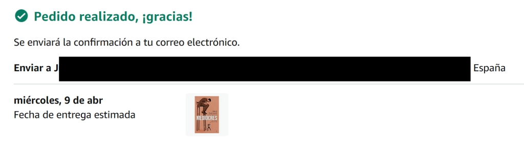 Ya tengo el mío. Como no me llegue voy a buscarte Albert ...