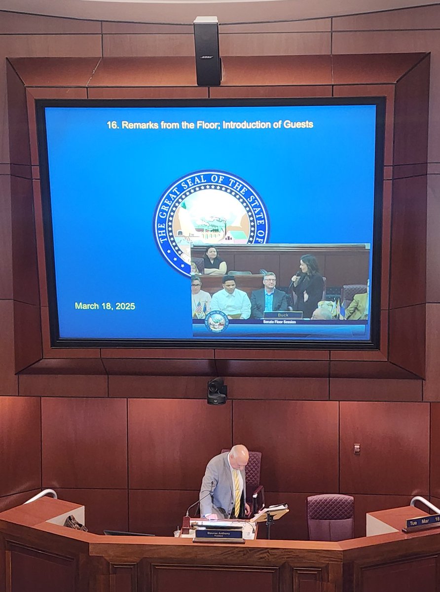 renoamye's tweet photo. @NVBlindChildren was welcomed to the #NV Senate today. Thank you @CarrieBuck4NV for the kind words for this amazing resource in Henderson. https://t.co/OT52O6Hby5