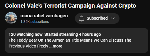 120 people watching. If you are in PulseChain, most likely you are watching.

We are so small but we make so much noise.