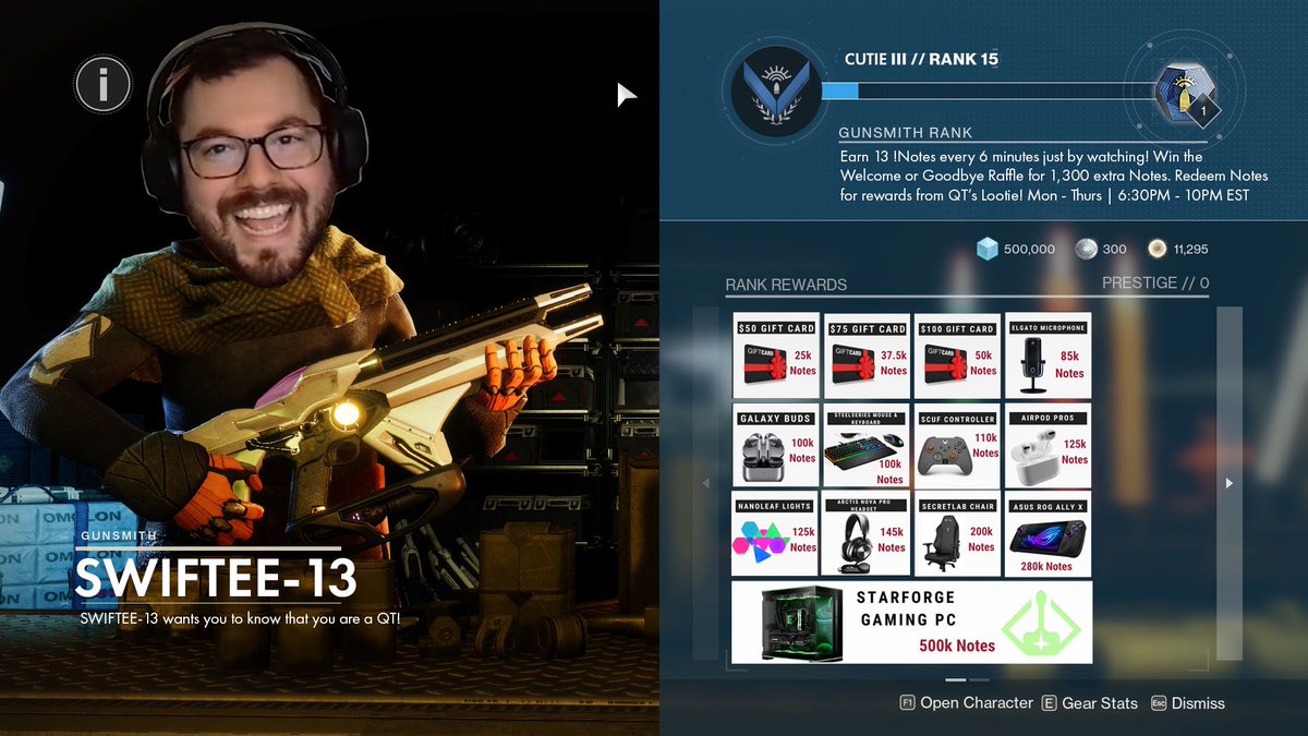 SwiftieSteve's tweet photo. Hi QTs! Giving back is something I am extremely proud &amp; grateful for..

I reinvest almost everything I earn back into the community ❤️

Just for hanging out, you can earn wild prizes!!

👀 I’m like a vendor now 👀 loll

Mon-Th | 6:30p-10p eastern. TTV: SwiftSTB

🎨: @SIGHxSIGH https://t.co/rgE73h5eRJ