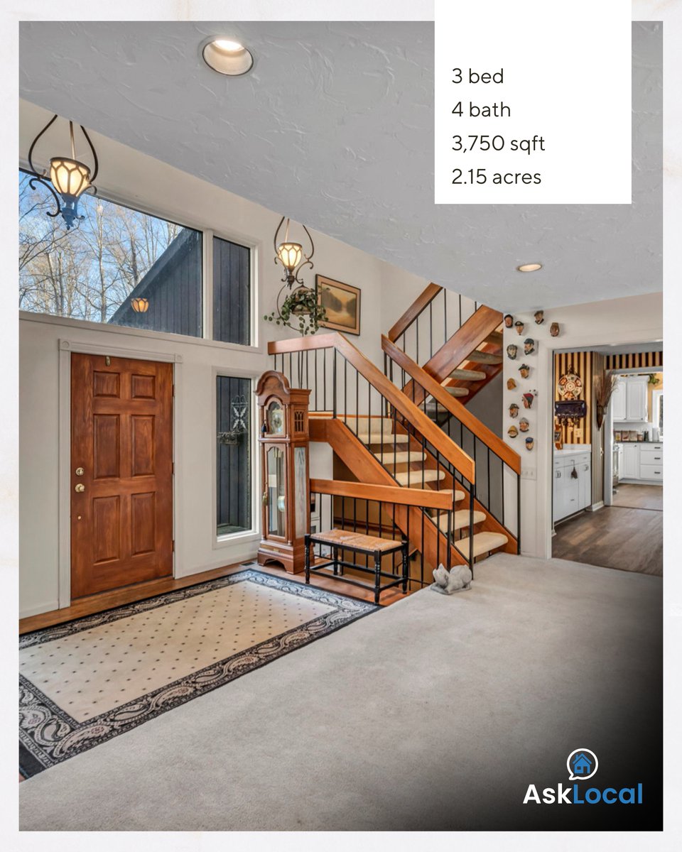 AskLocalTeam's tweet image. Check out our featured listing from our good friend, Nick DeVito!

📍 1 Windy Hill Dr, Willoughby, OH 44094
🛏️ 3 Bedroom
🛁 4 Bathroom
🏠 3,750 sq. ft.
🌲2.15 Acres
💰 $499,000

#local #asklocal #asklocalmortgage #ohio #ohiorealestate