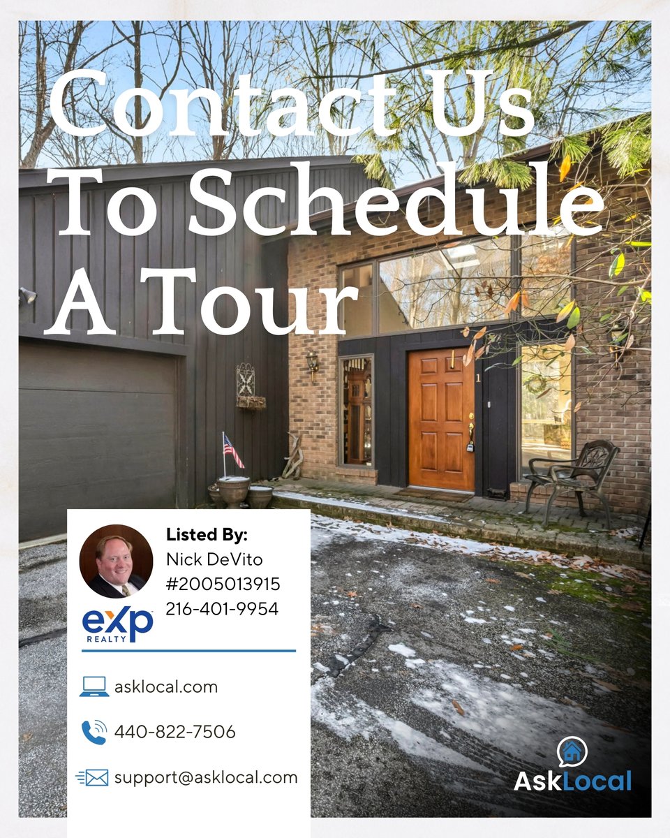 AskLocalTeam's tweet image. Check out our featured listing from our good friend, Nick DeVito!

📍 1 Windy Hill Dr, Willoughby, OH 44094
🛏️ 3 Bedroom
🛁 4 Bathroom
🏠 3,750 sq. ft.
🌲2.15 Acres
💰 $499,000

#local #asklocal #asklocalmortgage #ohio #ohiorealestate