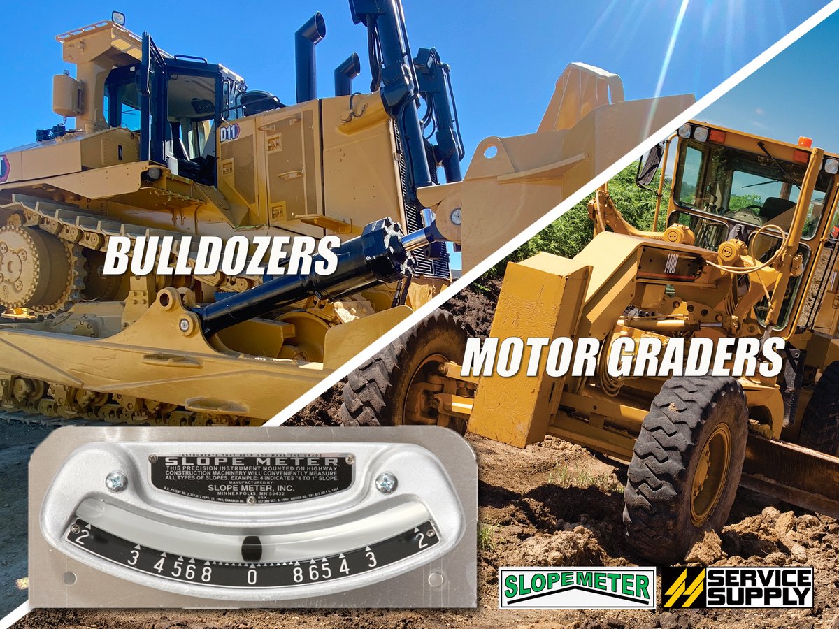 For maintenance and finishing, crown work, slope work, or paving, Slope Meters have been "Helping you make the Grade" for over 60 years.
Order online 👉servicesupplyamerica.com/products/slope…
#heavyequipment #bulldozer #motorgrader #heavyequipmentoperator #slopemeter