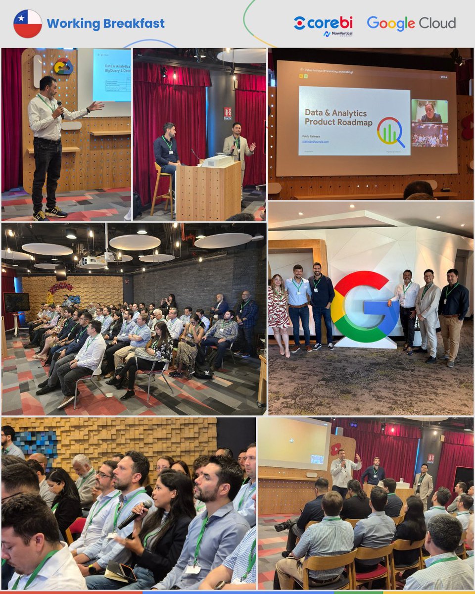 Ayer tuvimos un gran encuentro en las oficinas de #Google Chile, donde junto a más de 40 líderes de tecnología exploramos el impacto de la AI en el ciclo de vida de los datos y su rol en la generación de insights estratégicos.
¡Gracias a todos los que nos acompañaron!