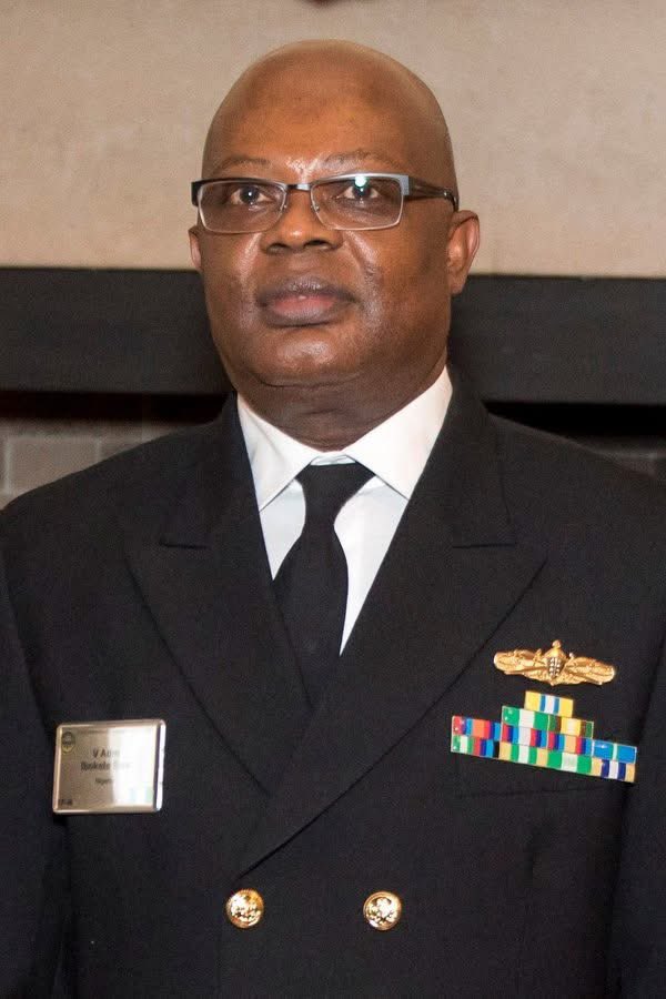 DrTonyAgbons's tweet photo. Vice Admiral Ibok-Ete Ekwe Ibas Rtd, is New Administrator of Rivers State. born 27th Sept. 1960 in Nko, Cross River State. Former Chief of Naval Staff from July 2015 until retirement in Jan. 2021. Appointed Ambassador to Ghana in 2021. https://t.co/lnQp9YYk05