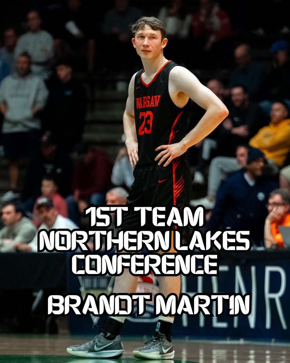 Congratulations <a href="/BrandtMartin07/">Brandt Martin</a> on an outstanding conference season.