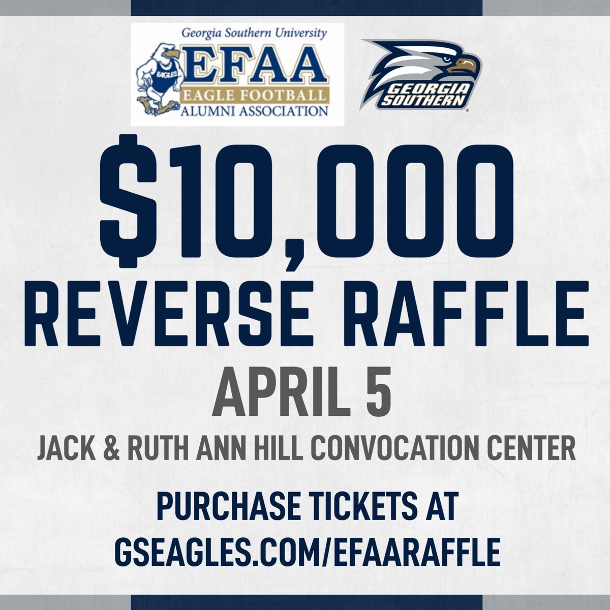 Join us for this legendary event at the brand-new Jack &amp; Ruth Hill Convocation Center, also known as “The Hill.” Great food, a full bar, music, dancing &amp; nonstop fun!#GATA #HailSouthern Eagles helping Eagles

givecampus.com/campaigns/6005…