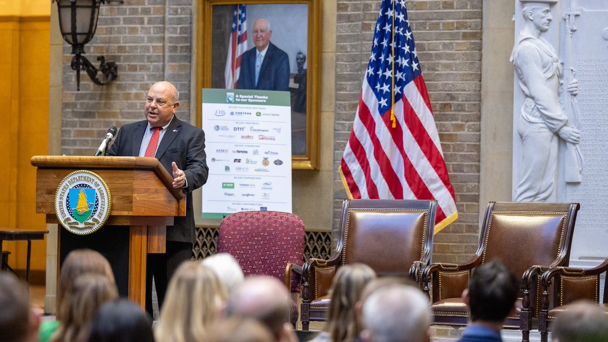 It was an honor to celebrate #NationalAgDay at USDA as we reflected on how America’s farmers and ranchers are working to build a sustainable and secure future for agriculture.