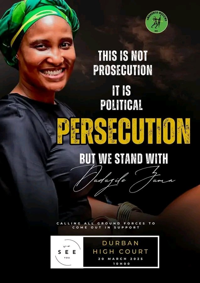 lubaziya's tweet photo. My sister @DZumaSambudla we support you in this unlawful prosecution.
#No_DNA #JustMkonto π https://t.co/R83ZC0ahGU