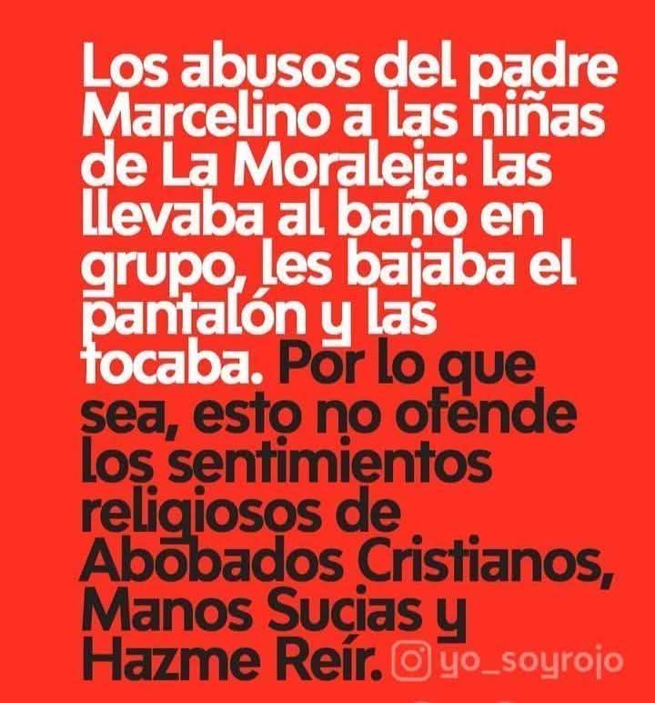 Por lo que sea, esto no ofende los sentimientos religiosos de Abogados Cristiano, Manos Sucias y Hazme reír...