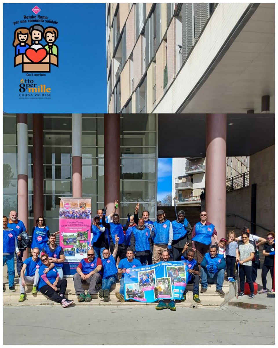 Retake_Roma's tweet photo. Sta arrivando la primavera e le piante crescono... una sfalciatina ci sta bene, no? Grazie ai volontari diRetake Roma per una Comunità Solidale.

#ottopermillevaldese #retakesolidale #Roma https://t.co/632H6eFr4k