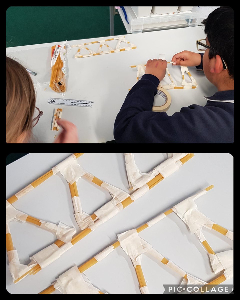In DT, in Year 5, we are building a Truss Bridge using spaghetti. <a href="/kapowprimary/">Kapow Primary</a>