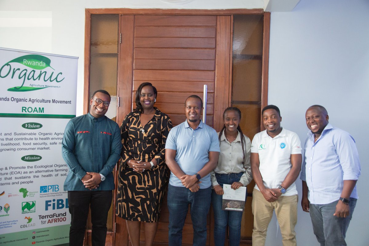 RwandaRoam's tweet photo. Today, ROAM had a meeting with @AGRIRESEARCHLtd team. to explore different areas of collaboration on leveraging research and sustainable farming practices to strengthen organic sector in Rwanda. https://t.co/0jP3VUrMc8