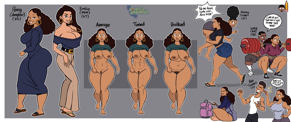 Penelope Turner, the power lifting marine biologist with irregular exercise habits.