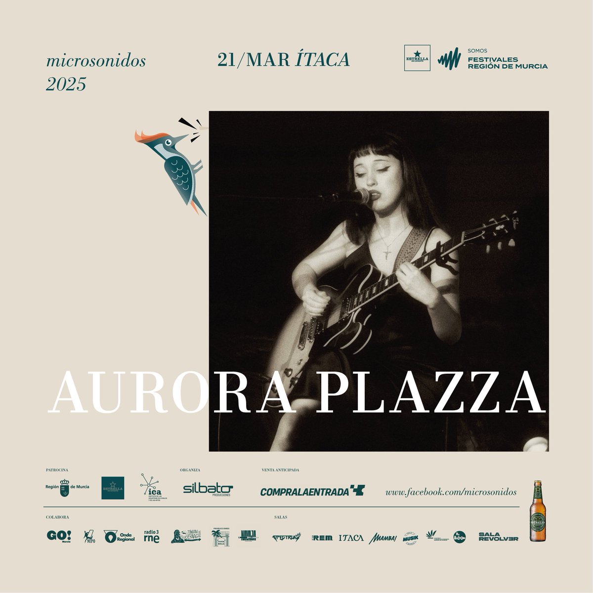 Microsonidos (@microsonidos_) on Twitter photo Hemos toreado en peores plazzas... ¿lo pilláis?
Cantautora más que destacable con sus estilos bossa nova-jazz en nuestro <a href="/itacamurcia/">Café Bar Cooperativa Ítaca</a> de confianza.
Concierto pio-pipero de manual.
Entradas aquí: silbato.compralaentrada.com/eventos/13774/… Hemos toreado en peores plazzas... ¿lo pilláis?
Cantautora más que destacable con sus estilos bossa nova-jazz en nuestro <a href="/itacamurcia/">Café Bar Cooperativa Ítaca</a> de confianza.
Concierto pio-pipero de manual.
Entradas aquí: silbato.compralaentrada.com/eventos/13774/…