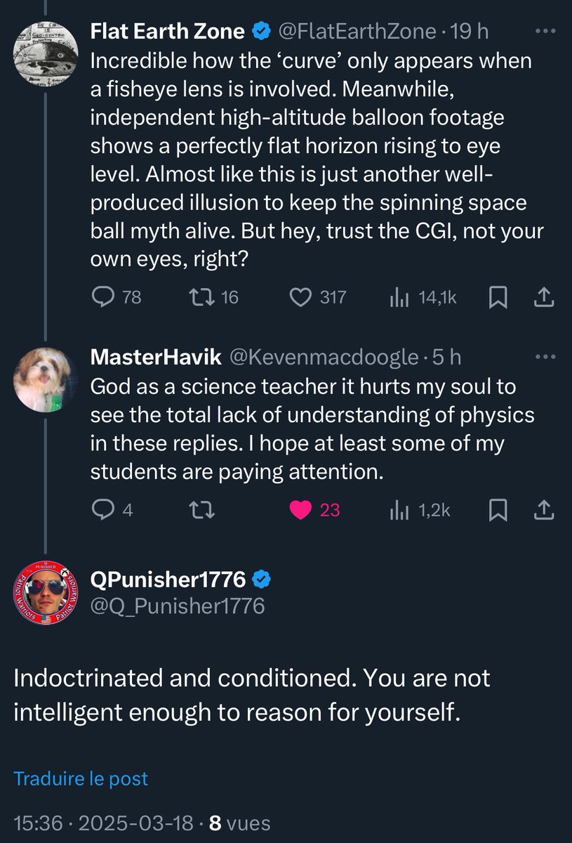 ThewatchF's tweet image. Au royaume des abrutis consanguins, les QAnon platistes sont rois.