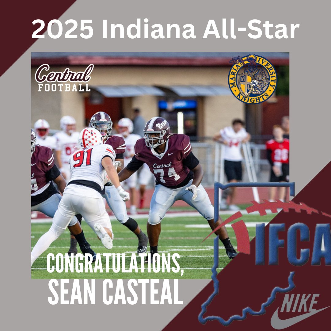 🚨 BIG TIME BEAR ALERT! 🚨  

Congratulations to LC Football and Marian University commit, Senior OL Sean Casteal on being selected to the 2025 Indiana South All-Star Team!🏆💪  
💬 Drop some love for our guy in the comments! ⬇️⬇️⬇️  
 #IndianaAllStar #TrenchesBuilt #ForeverABear