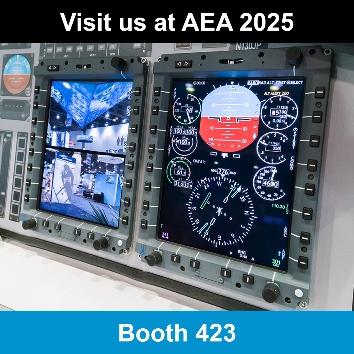#AEA25 starts tomorrow in Phoenix! We look forward to seeing you during the show! Come by booth 423 to see our proven #cybersecurity, #connectivity &amp; #display system solutions.