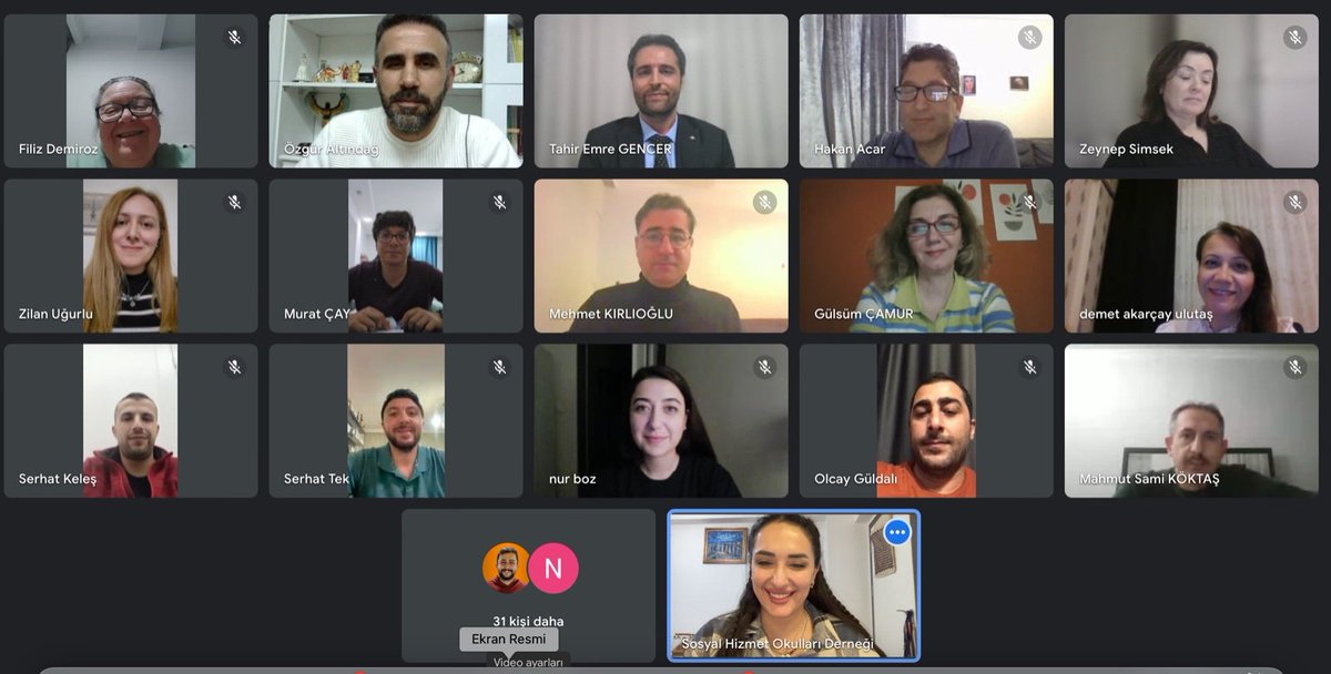 Dünya Sosyal Hizmet Günü’müzü Sayın Dr. Öğr. Üyesi Filiz Demiröz moderatörlüğünde; Prof. Dr. Hakan Acar ve Doç. Dr. Özgür Altındağ hocalarımızın katılımıyla gerçekleştirdik. Kutlu olsun!🍀