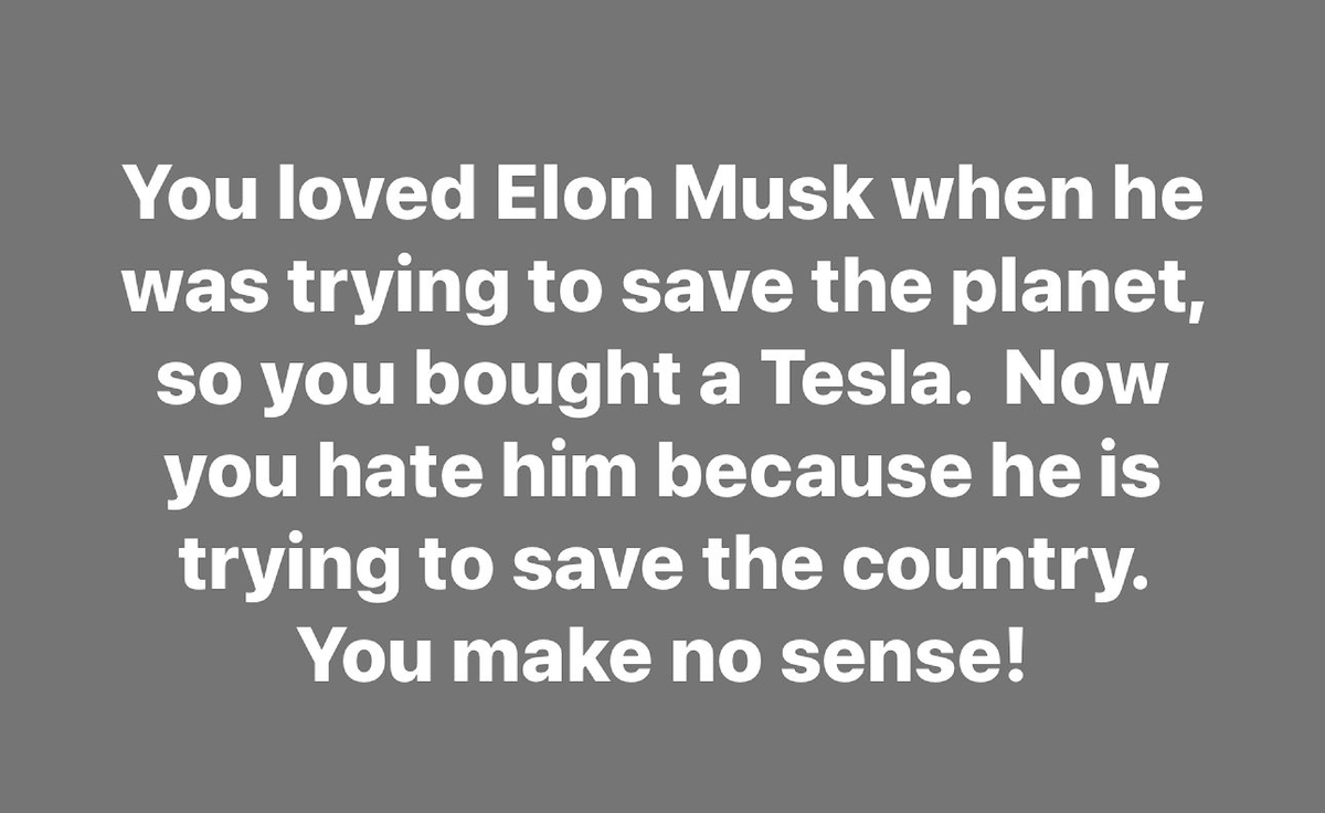 ILA_NewsX's tweet photo. @MarioNawfal Tesla is a great American company. https://t.co/0uMwZyxYtX