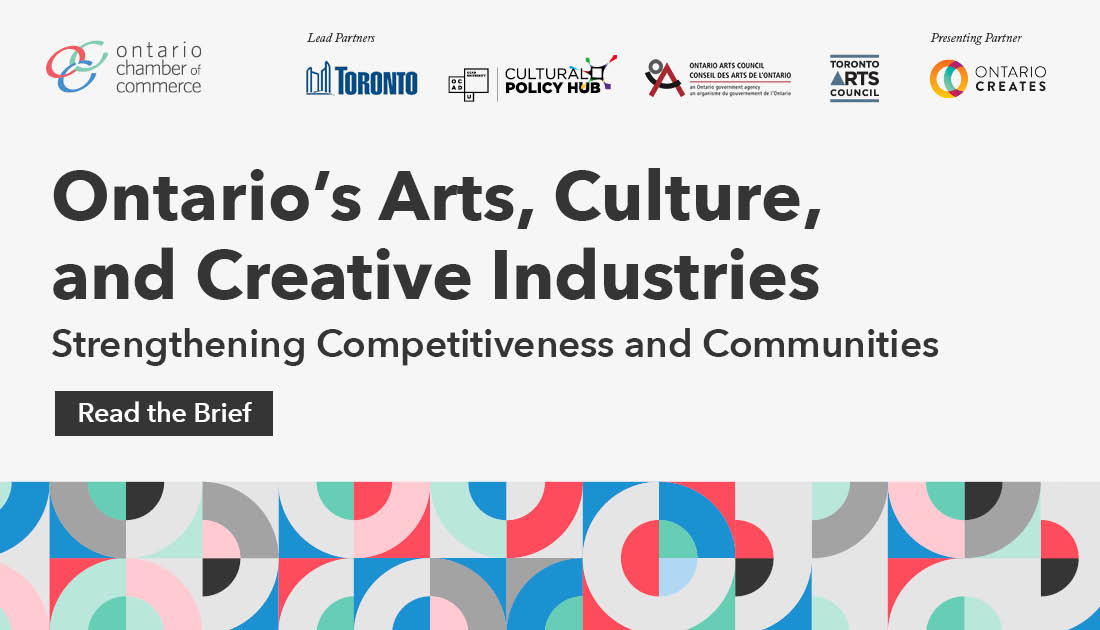 Ontario’s culture sector isn’t just about creativity; it’s a powerhouse in our economy. Read <a href="/OntarioCofC/">Ontario Chamber</a>’s latest policy brief and learn how the sector can be a strategic economic asset for the province.
 
occ.ca/arts-and-cultu…