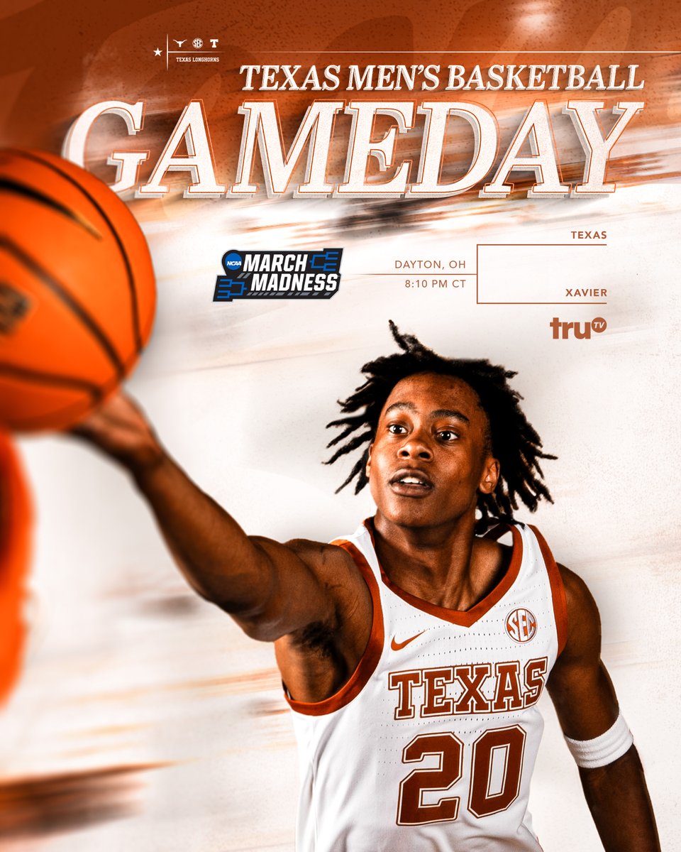 TexasMBB's tweet image. it's GAMEDAY 🤘

#HookEm | @MarchMadnessMBB