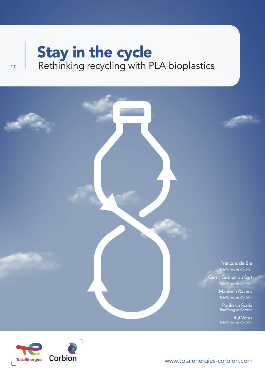 Do biobased plastics boost the circular economy? PLA can be transformed back into feedstock. Advanced recycled Luminy® rPLA is sourced from used #PLA and maintains the same certified characteristics. #GlobalRecyclingDay #bioplastics #Luminy 
Learn more: totalenergies-corbion.com/about-pla/recy…