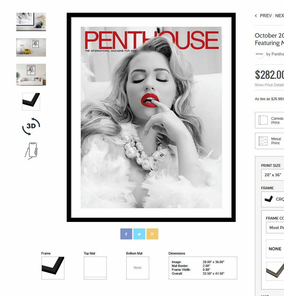 TommyOphotos's tweet image. Thrilled my Mia Malkova Penthouse cover is among the select few now in framed prints! Honored to join iconic photogs like Bob Guccione, Ken Marcus, Earl Miller, and Suze Randall who’ve shot for the mag, alongside celebs like Madonna &amp;amp; Vanessa Williams who’ve graced its covers.