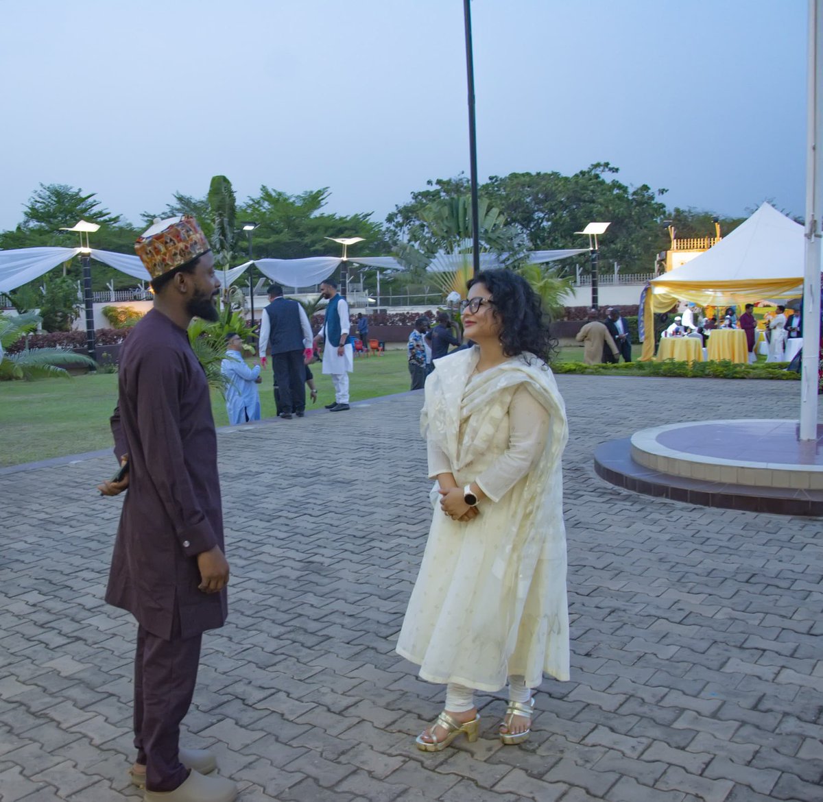 MP_Muye's tweet photo. On Monday, I had the privilege of representing my boss, the Niger North Senator, and Chairman, Senate Committee on Foreign Affairs, Distinguished Senator @Abusbello at an Iftar dinner hosted by the Indian High Commission to Nigeria, Ms. Vartika Rawat. The gathering reflected the strong diplomatic ties between Nigeria and India, built on mutual respect, cooperation, and shared values. On behalf of my boss, I extend his best wishes to the Indian High Commission and appreciation for their efforts in fostering deeper bilateral relations. The spirit of Ramadan goes beyond Iftar; it is a moment of unity, reflection, and strengthened partnerships, and my boss recognizes the significance of such engagements in bringing our nations closer.