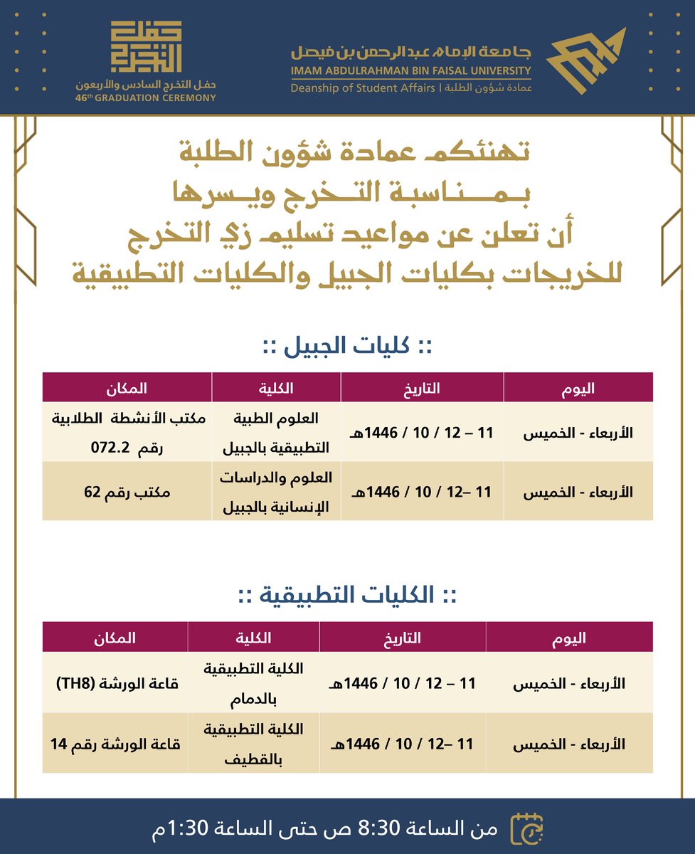 عمادة شؤون الطلبة tweet media
